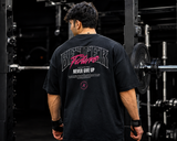 Men's Oversized Black Gym T-Shirt | Better Future Streetwear Back Print