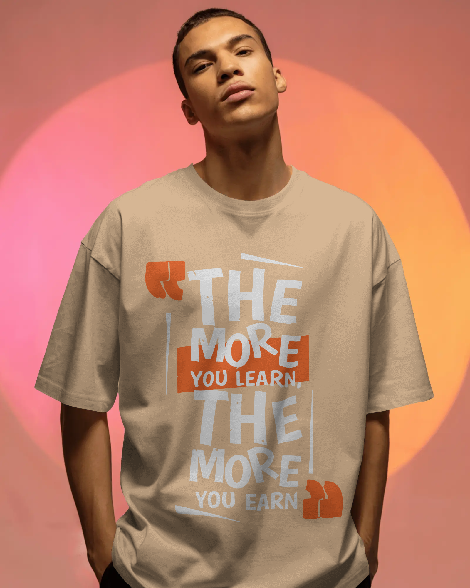 Learn More Earn More | Oversized Tee