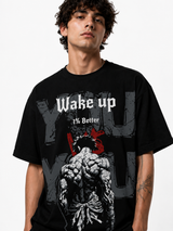 Wake Up | Oversized Tee | Limited